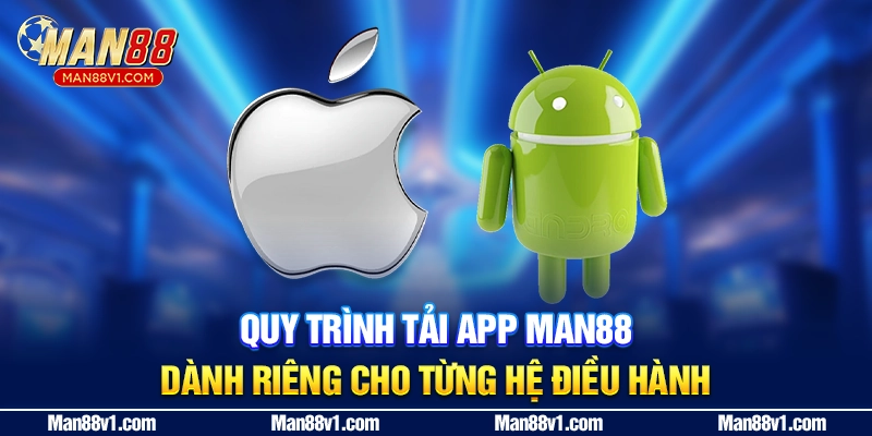 Quy trình tải app MAN88 dành riêng cho từng hệ điều hành