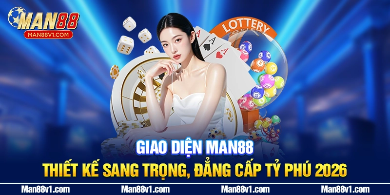 Giao Diện MAN88 - Thiết Kế Sang Trọng, Đẳng Cấp Tỷ Phú 2026